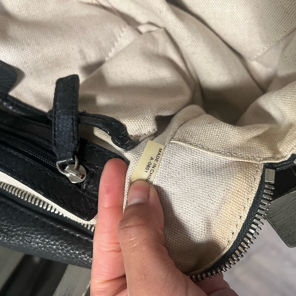 Vintage Michael Kors Black Leather Shoulder Bag - Picture 10 of 10